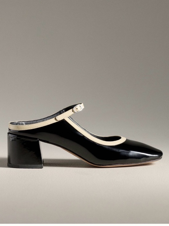 Maeve Shoes - Maeve Block-Heel MaryJane Mules- EU 36